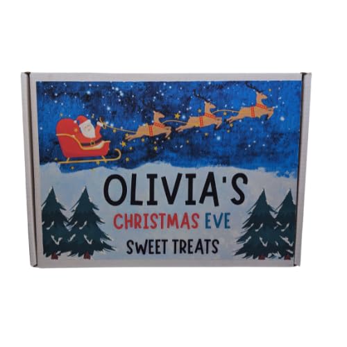 Personalised Christmas Eve box,Christmas eve box,Christmas eve box fillers,Personalised christmas sweet gift Personalised kids christmas eve