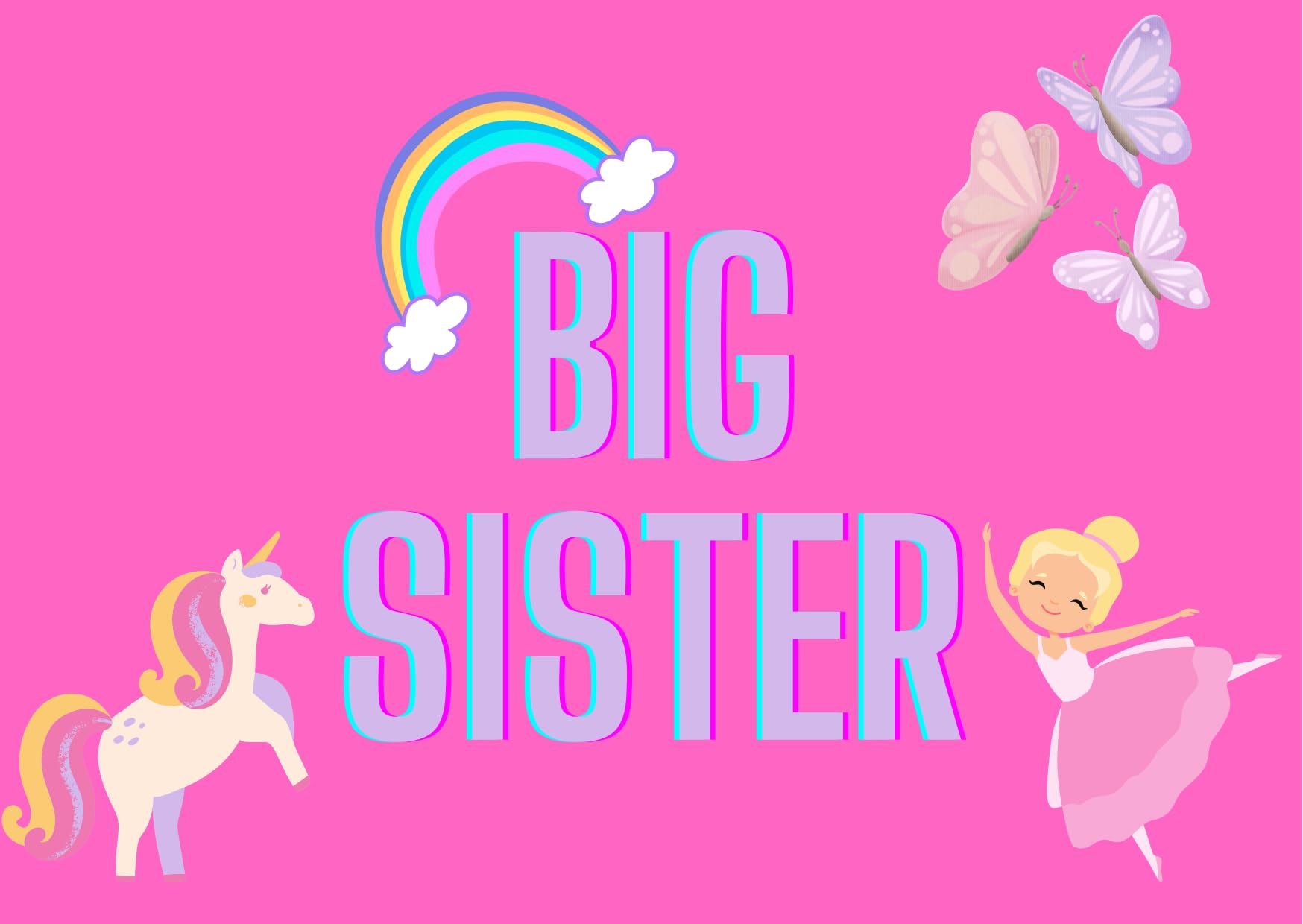 Personalised big sister sweet box| Big sister sweet box| Big sister| Big Sister Gift Box – Special Girl Sweet Treat Box – New Baby Announcement Present