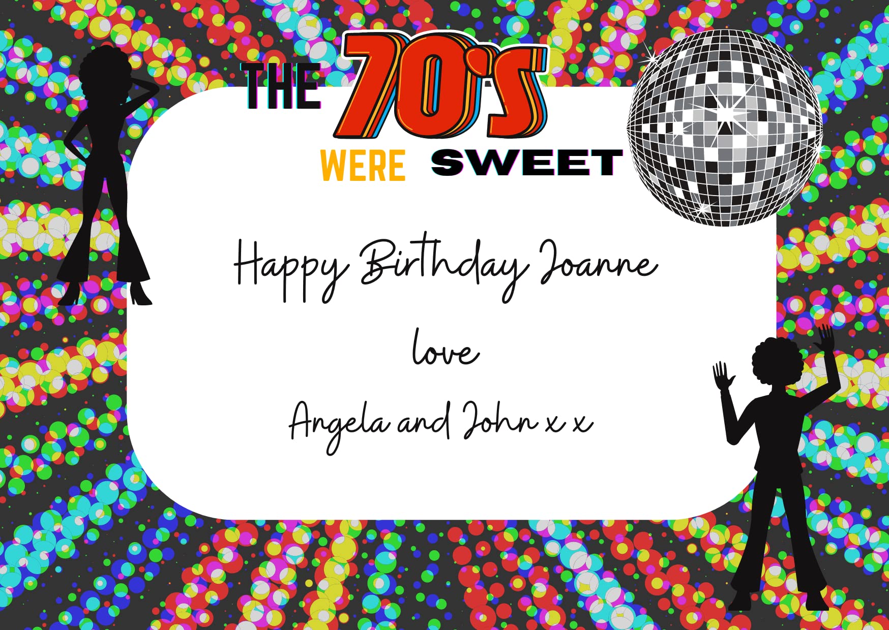 70's Retro sweet box