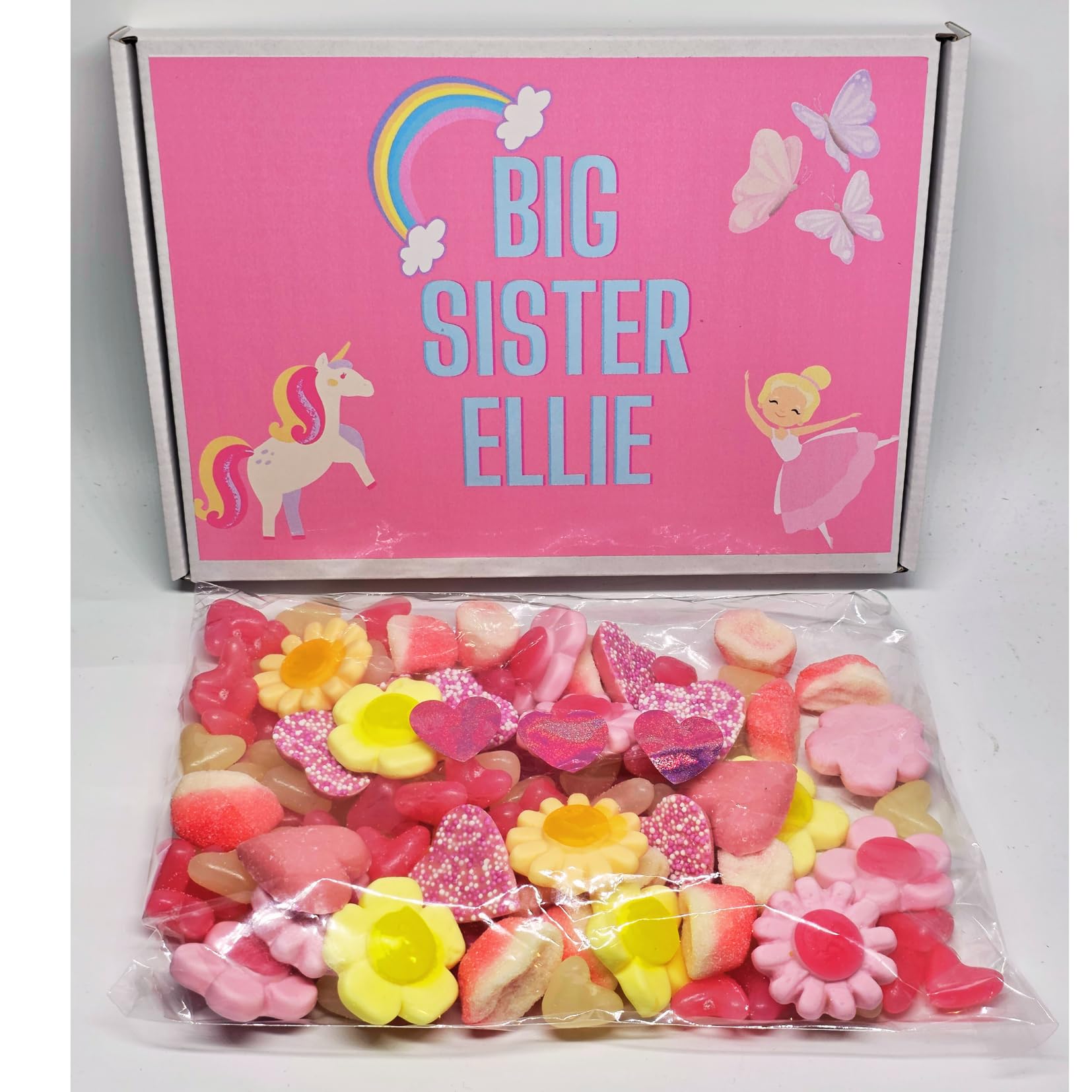 Personalised big sister sweet box| Big sister sweet box| Big sister| Big Sister Gift Box – Special Girl Sweet Treat Box – New Baby Announcement Present