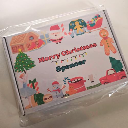 Personalised Christmas sweet box|Kids Xmas sweet hamper|Christmas Sweets– Festive Candy Selection