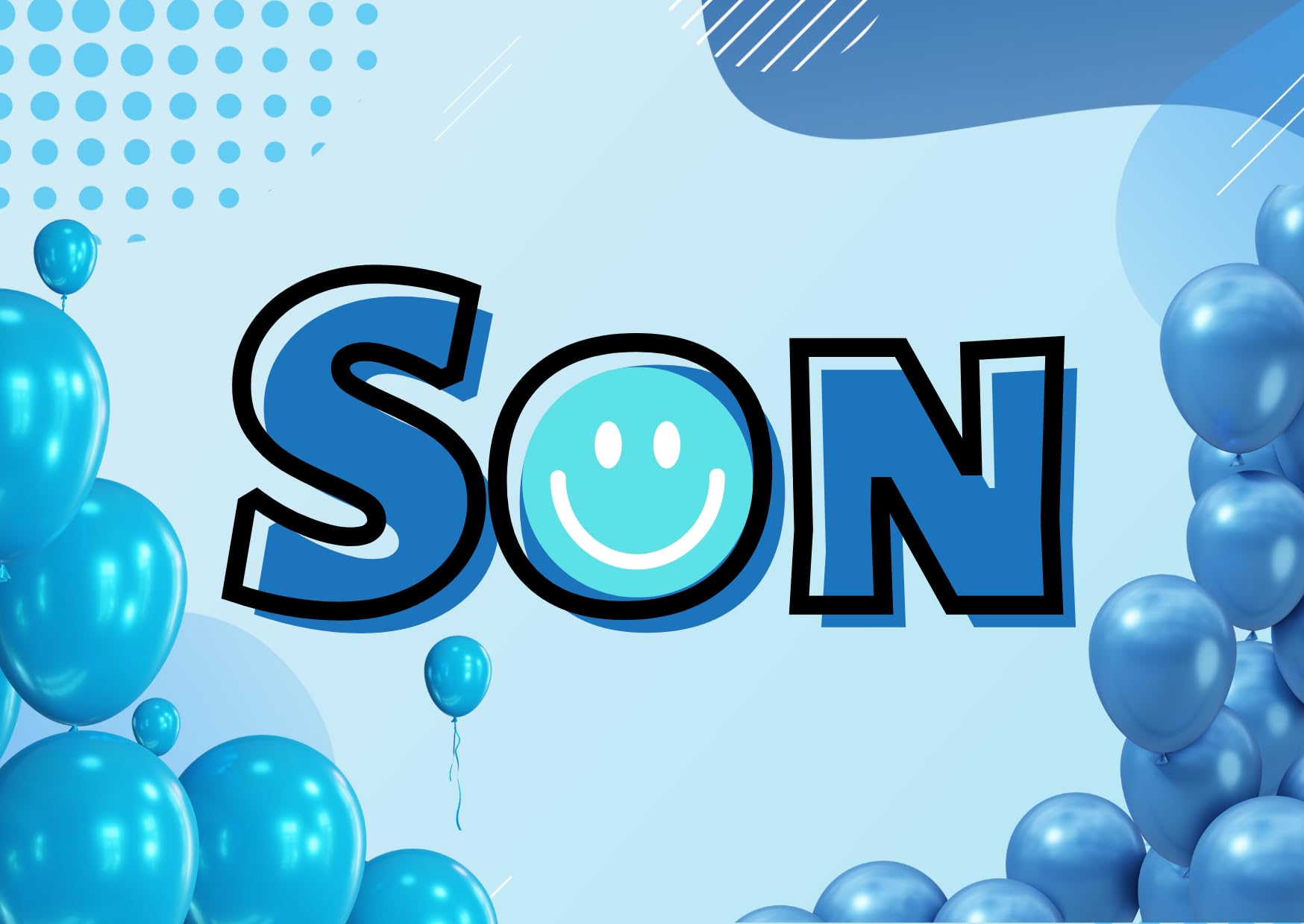 Generic Son personalised sweet box |Son| special son| Son birthday |son gift| |Son birthday| Son birthday card sweets |, Blue