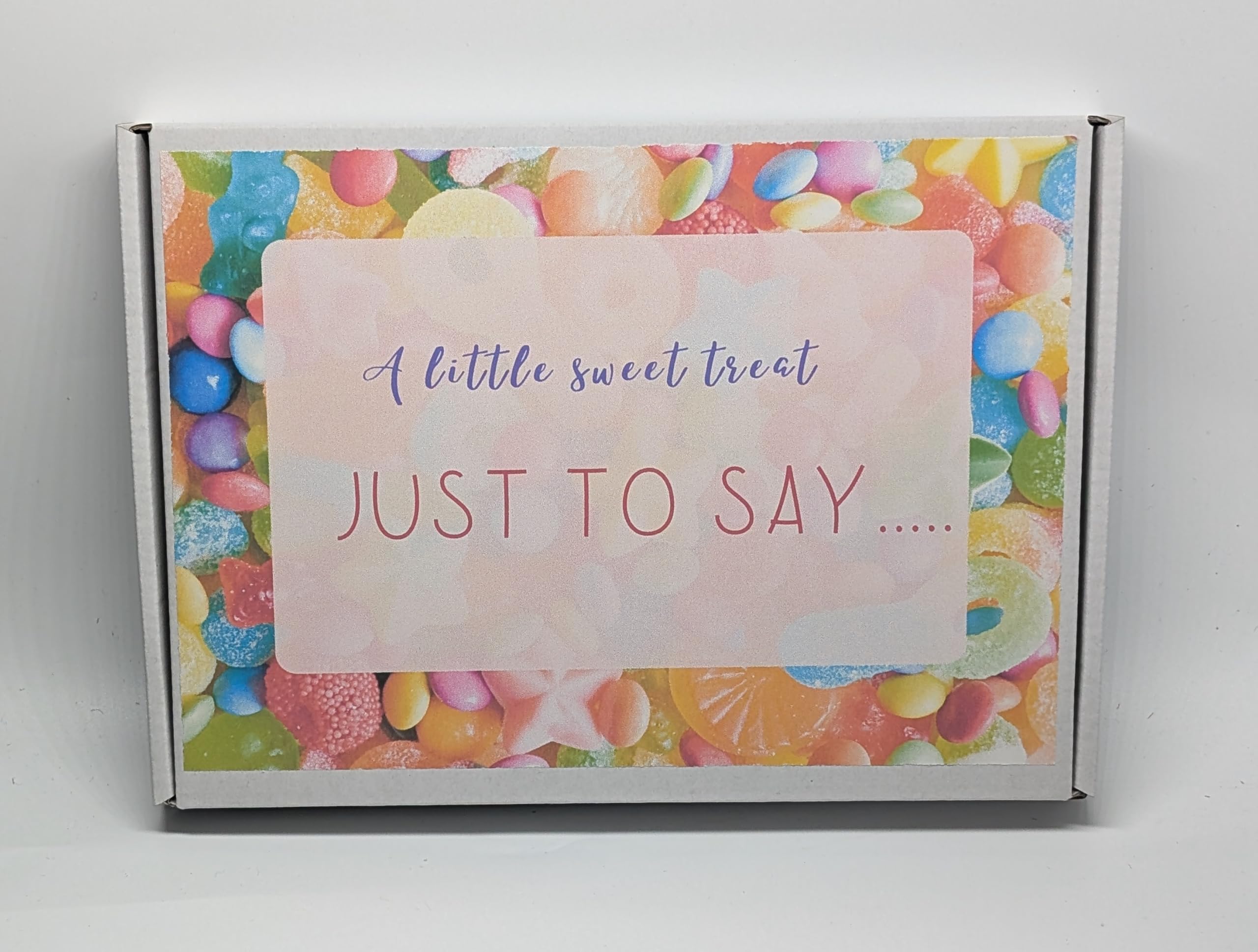Just to say sweet box | Just to say | Thank you gift | Thanks| Thinking of you gift| personalised sweet gift | thank you friend| Thinking of you present
