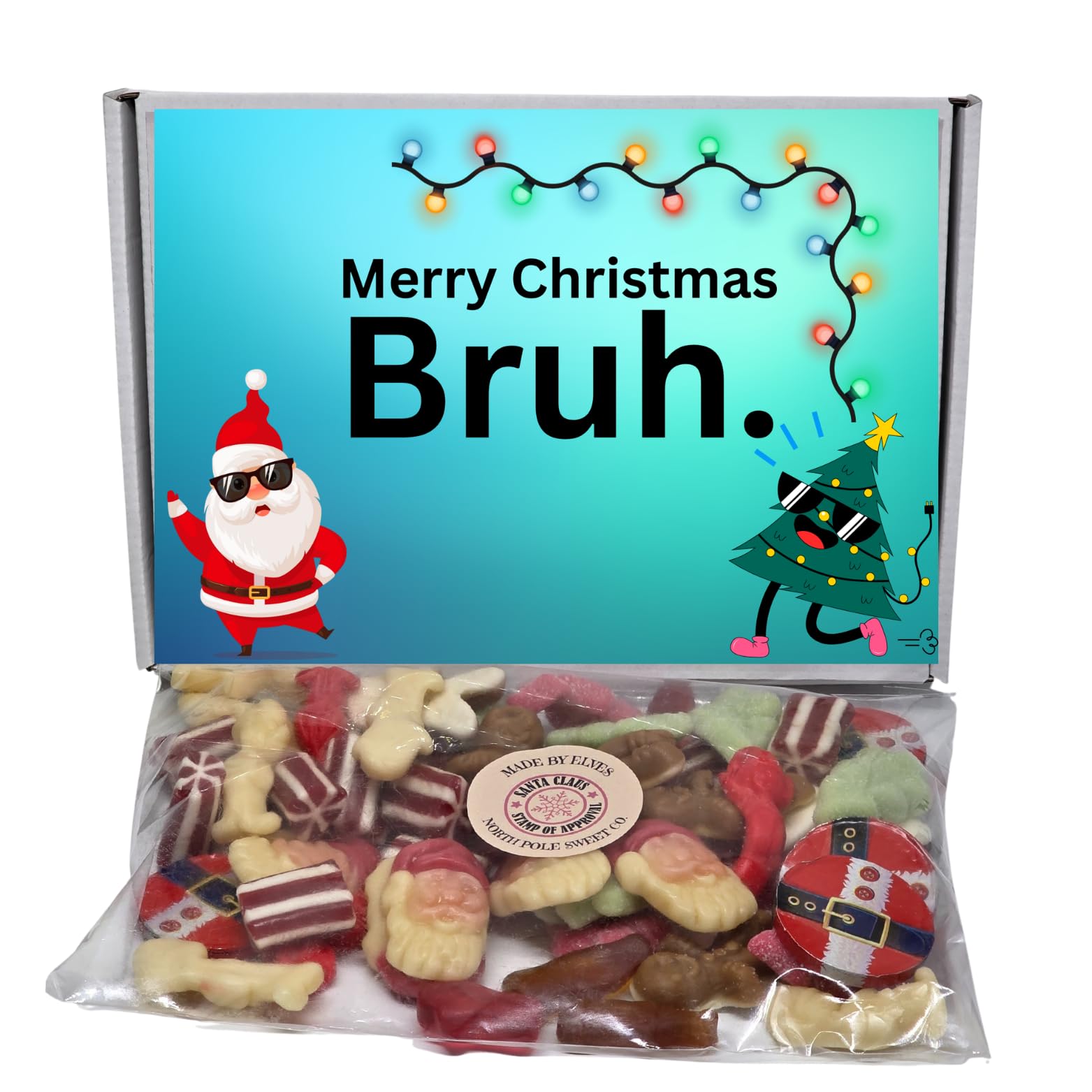 Merry Christmas bruh sweet box|Bruh|Kids birthday sweets| Letterbox sweets| Preteen birthday gift