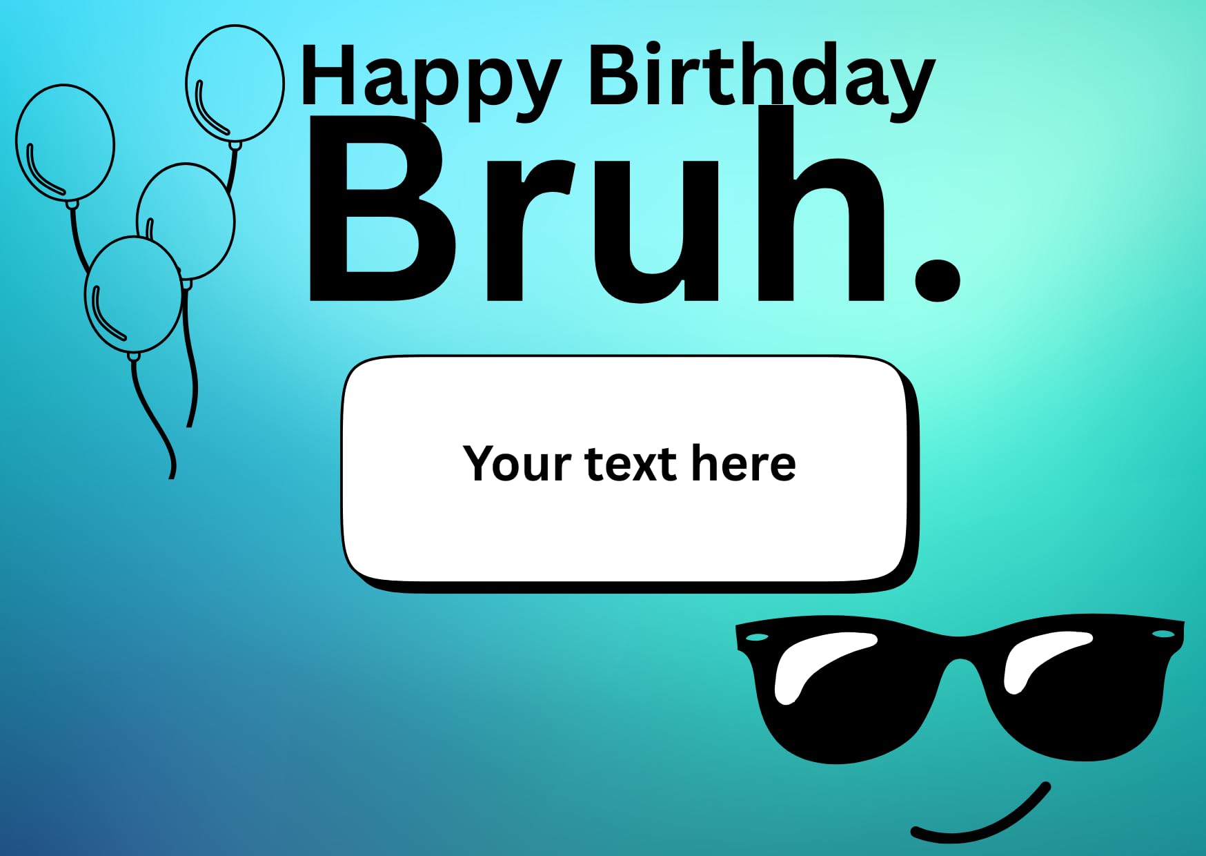 Happy Birthday bruh sweet box|Bruh| Kids birthday sweets| Letterbox sweets| Preteen birthday gift