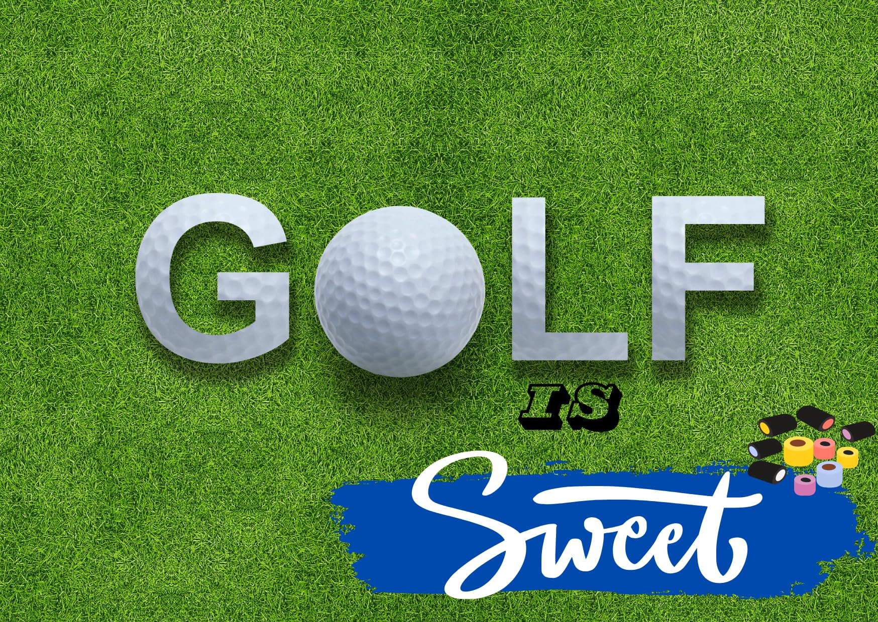 Personalised Golf sweets box