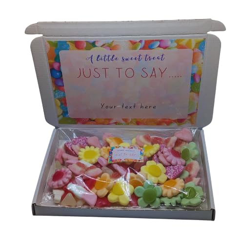 Just to say sweet box | Just to say | Thank you gift | Thanks| Thinking of you gift| personalised sweet gift | thank you friend| Thinking of you present