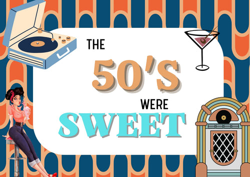 1950's Retro sweet box