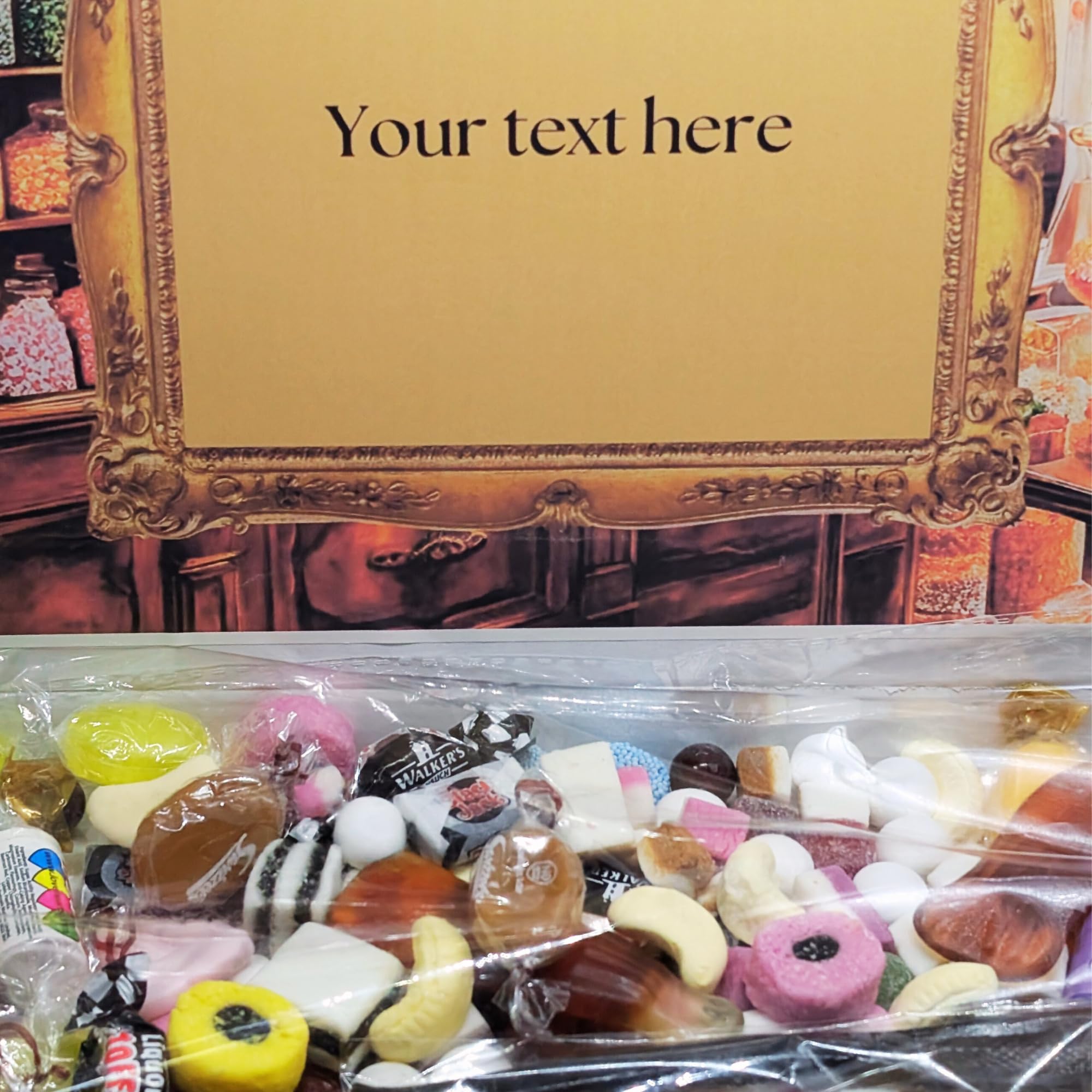 Old fashioned personalised sweetselection box| LargeTraditional sweetsbox | Retro sweets| Personalised swee box| Large sweet hop selection| Retro sweet hamper| 60th birthday 70th 80th 90th