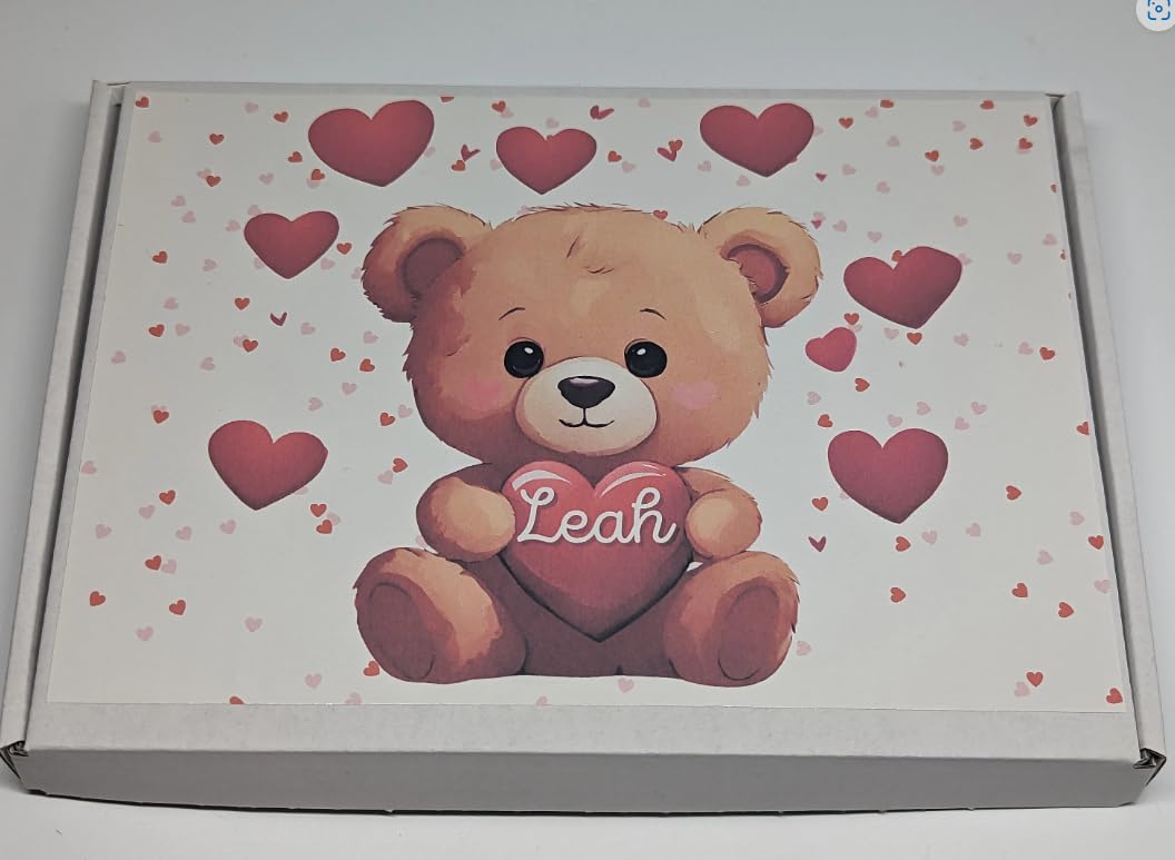 Valentines Day personalised sweet box | Valentines kids candy box | Valentine teddy sweet gift Personalised valentine's sweets|