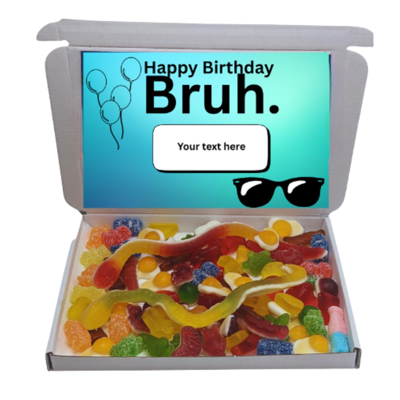 Happy Birthday bruh sweet box|Bruh| Kids birthday sweets| Letterbox sweets| Preteen birthday gift
