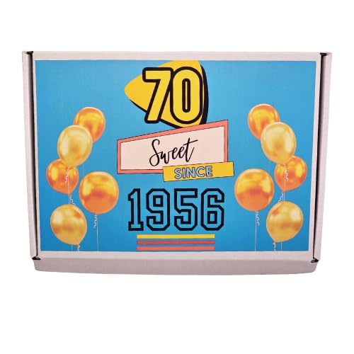 Personalised 70th birthday sweet box