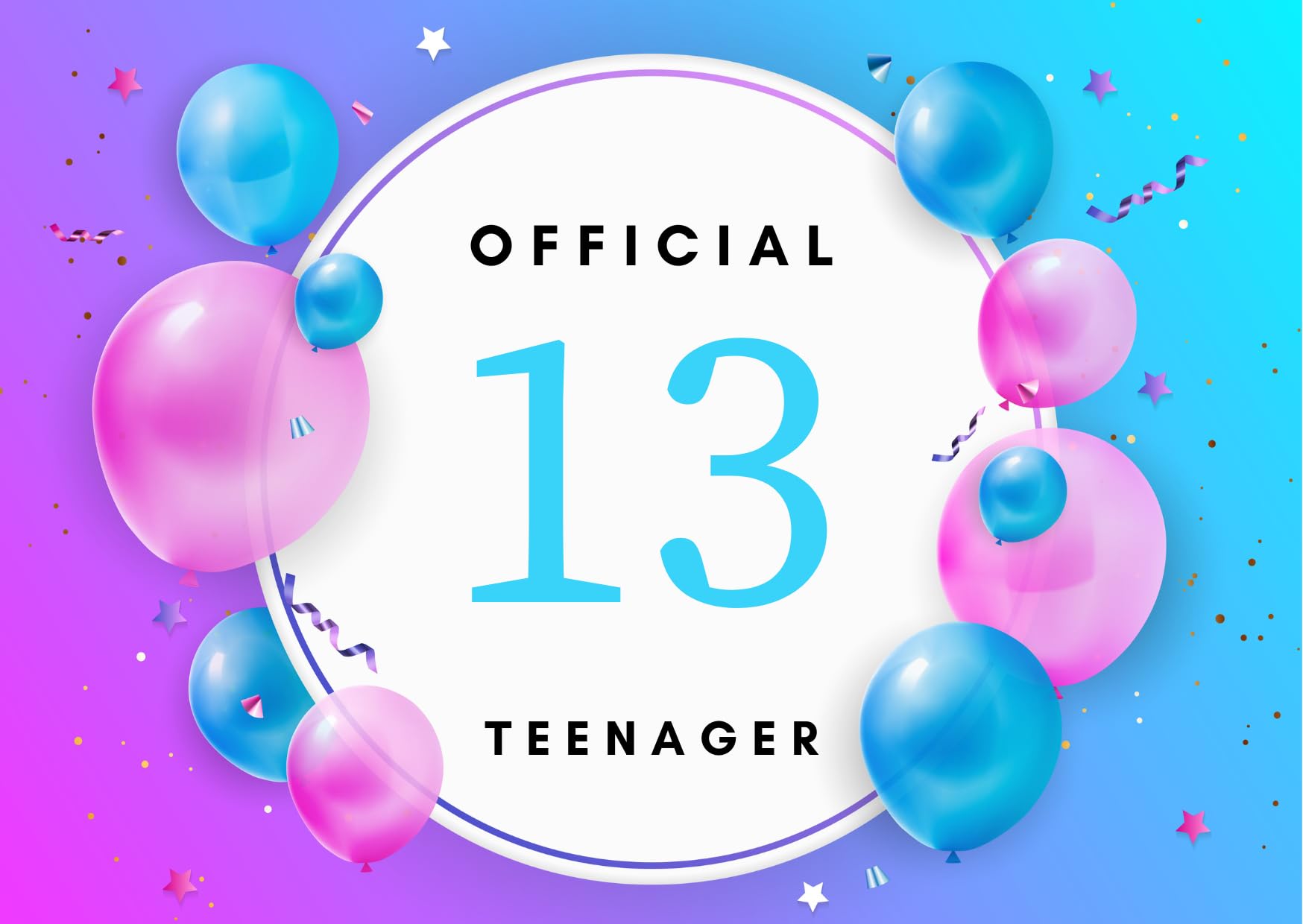 Official teenager sweet box. 13th birthday gift, 13th birthday sweet box,13th birthday sweets