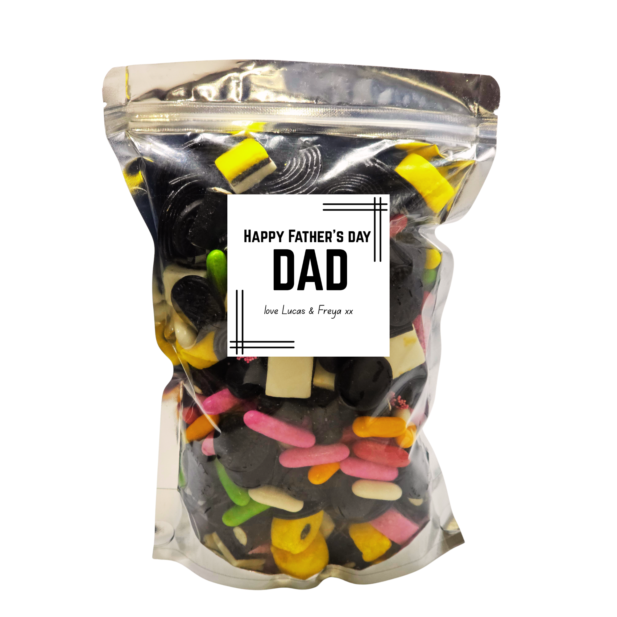 Father's Day 1kg liquorice pouch