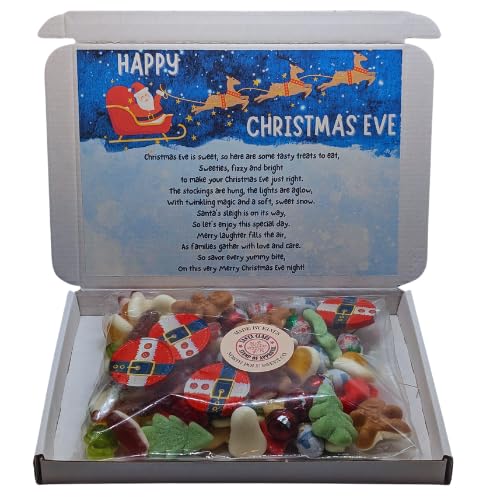 Personalised Christmas Eve box,Christmas eve box,Christmas eve box fillers,Personalised christmas sweet gift Personalised kids christmas eve