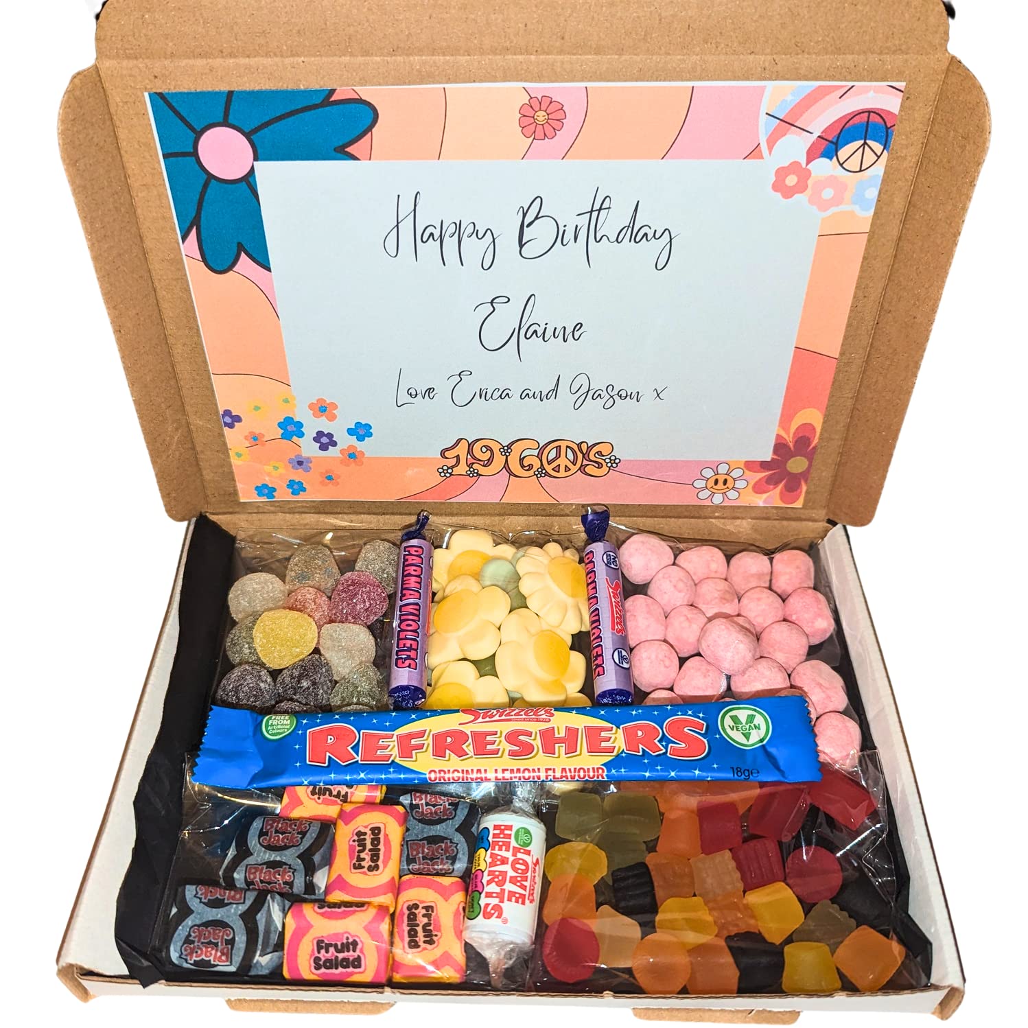 60's retro sweet box