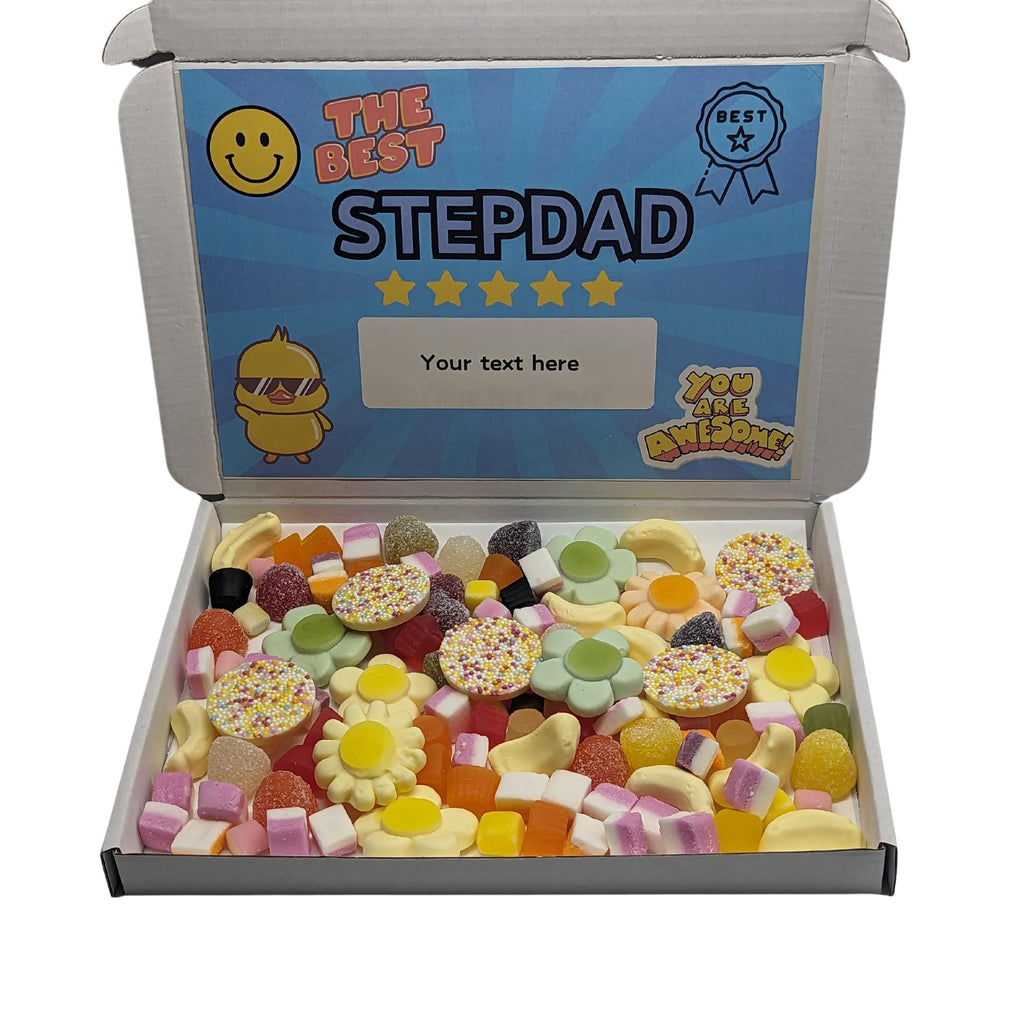 Personalised Stepdad sweet box |Stepdad sweet box| Stepdad| Stepdad birthday| Happy birthday Step dad |Step dad | Stepdad Christmas