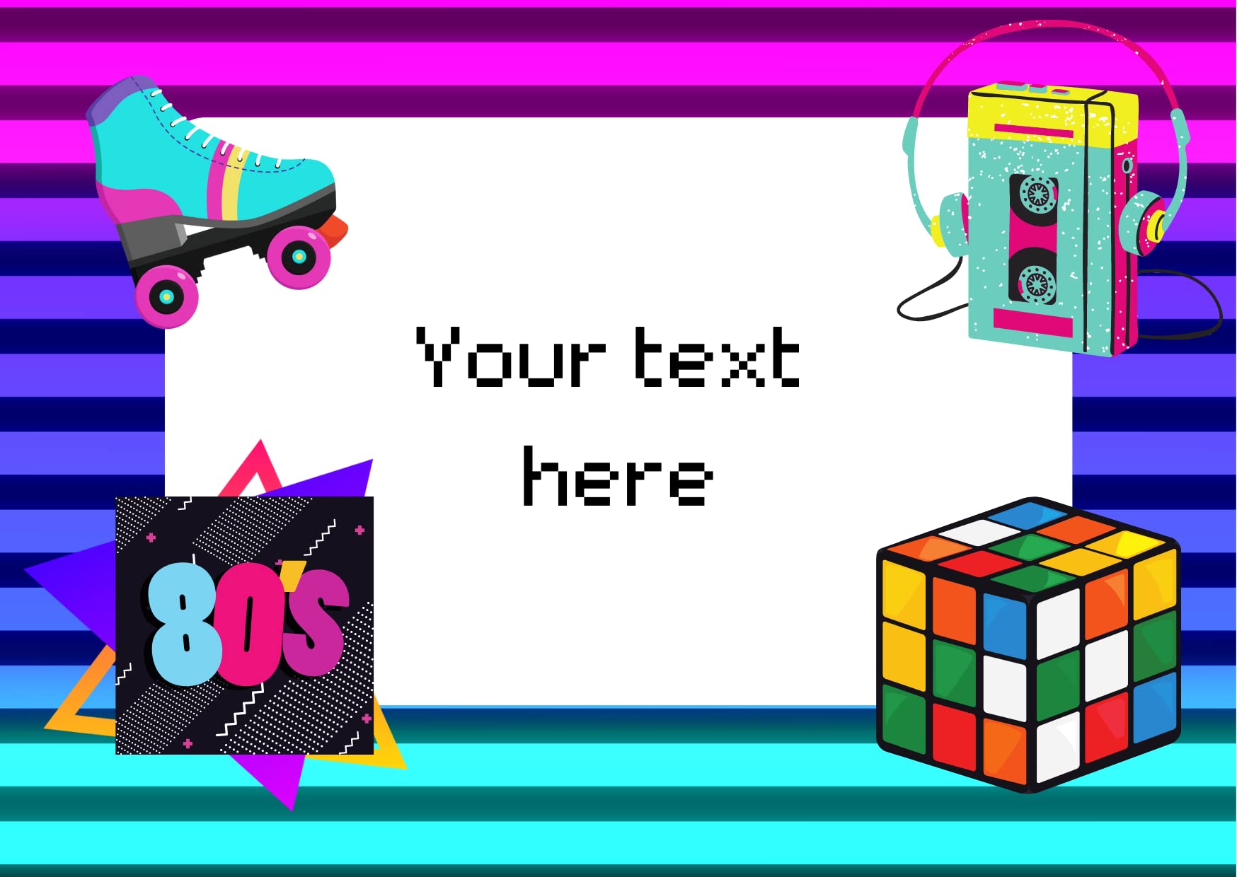 80's Retro sweet box