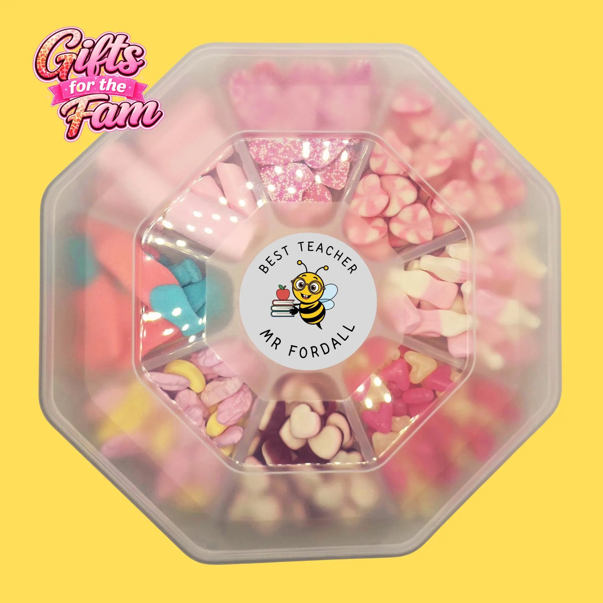 Personalised Teacher Sweet Gift platter